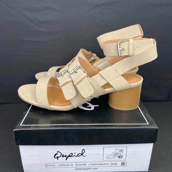 Qupid Women’s Lucille-12 LT Taupe Nubuck Pumps Size 8 (BB32)
New in‎ box - Picture 6 of 8